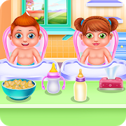 Babysitter a Day with Triplets